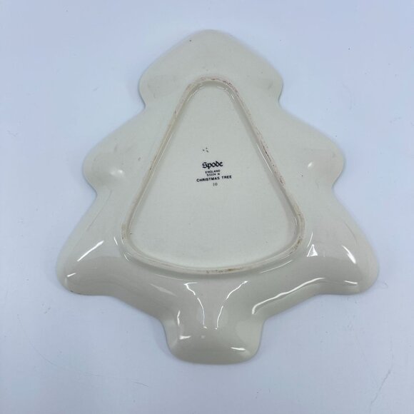 spode christmas trees shaped small ceramic dishmadein england - Picture 3 of 4